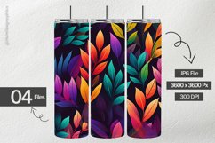 Colorful Leaves Digital Papers - 04 Variations Product Image 2