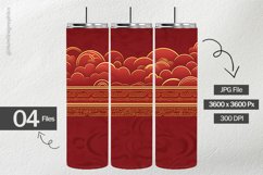 Chineses Clouds Digital Papers - 04 Variations Product Image 1