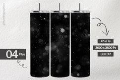 Black Bokeh Digital Papers - 04 Variations Product Image 2