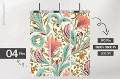 Blouse Fabric Digital Papers - 04 Variations Product Image 2