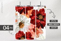 Beautiful Flowers Digital Papers - 04 Variations Product Image 2
