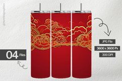 Chineses Clouds Digital Papers - 04 Variations Product Image 1