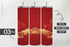 Chineses Clouds Digital Papers - 03 Variations Product Image 2