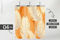Chicken Feather Digital Papers - 04 Variations Product Image 2