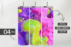 Paint Splashes Digital Papers - 04 variations Product Image 2