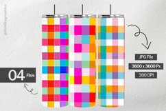 Colorful Gingham Digital Papers - 04 Variations Product Image 2