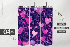 Heart Glitter Digital Papers -04 variation Product Image 2