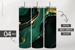Green Alcohol Ink Digital Papers - 04 Variations Product Image 2