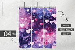 Heart Glitter Digital Papers -04 variation Product Image 2