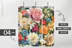 Floral Beauty Digital Papers - 04 variations Product Image 2