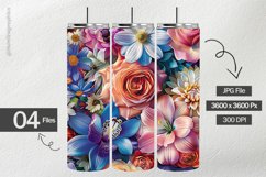 Floral Beauty Digital Papers - 04 variations Product Image 2