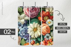 Floral Beauty Digital Papers - 02 variations Product Image 2