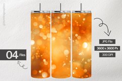 Orange Bokeh Digital Papers - 04 Variations Product Image 2