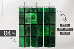 Emerald Glass Digital Papers - 04 variations Product Image 2