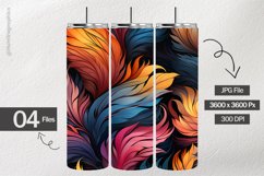 Feather Background Digital Papers - 04 Variations Product Image 2