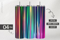 Colorful Stripe Digital Papers - 04 Variations Product Image 2