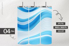 Water Flow Pattern Digital Papers - 04 Variations Product Image 2