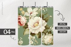 Blooming Flowers Digital Papers - 04 Variations Product Image 2