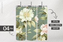 Blooming Flowers Digital Papers - 04 Variations Product Image 2