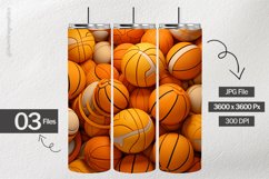 Basket Balls Digital Papers - 03 Variations Product Image 2