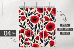 Floral Background Digital Papers - 04 variations Product Image 2