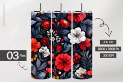 Floral Background Digital Papers - 03 variations Product Image 2