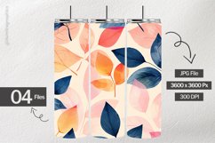 Brush Leaves Digital Papers - 04 Variations Product Image 1