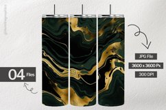 Green Alcohol Ink Digital Papers - 04 Variations Product Image 2