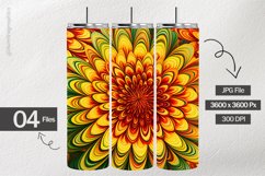 Colorful Flower Digital Papers - 04 Variations Product Image 2