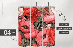 Anemone Flowers Digital Papers - 04 Variations Product Image 2