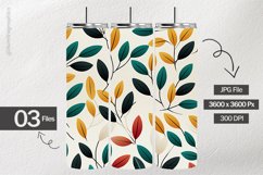 Flat Leaves Digital Papers - 03 variaions Product Image 2