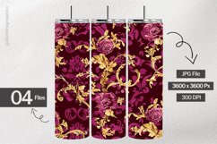 Victorian Floral Digital Papers - 04 Variations Product Image 2