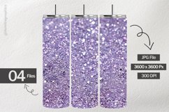 Lavendar Glitter Digital Papers - 04 Variations Product Image 2