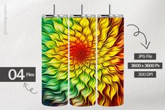 Colorful Flower Digital Papers - 04 Variations Product Image 2