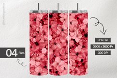 Pink Flower Digital Papers - 04 variations Product Image 2