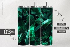 Emerald Glass Digital Papers - 03 variations Product Image 2