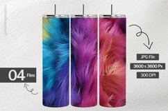 Fuzzy Rainbow Digital Papers - 04 variations Product Image 2