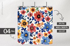Flower Pattern Digital Papers - 04 Variations Product Image 2