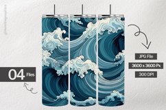 Wave Illustration Digital Papers - 04 Variations Product Image 2