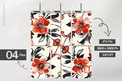 Floral Background Digital Papers - 04 variations Product Image 2
