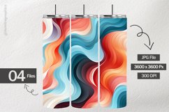 Wavy Pattern Digital Papers - 04 Variations Product Image 2