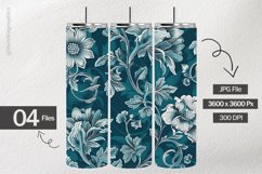 Emosed Flower Digital Papers - 04 variations Product Image 2