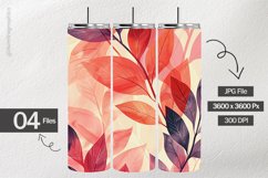 Brush Leaves Digital Papers - 04 Variations Product Image 2
