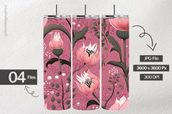 Spring Flowers Digital Papers - 04 Variations Product Image 2