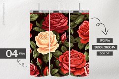 Vintage Rose Digital Papers - 04 Variations Product Image 2