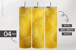 Fuzzy Yellow Digital Papers - 04 variations Product Image 2