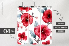 Foral Flower Digital Papers - 04 Variations Product Image 2