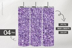 Lavendar Glitter Digital Papers - 04 Variations Product Image 2