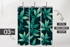 Flat Leaves Digital Papers - 03 variations Product Image 2