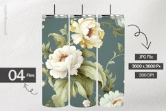 Blooming Flowers Digital Papers - 04 Variations Product Image 2